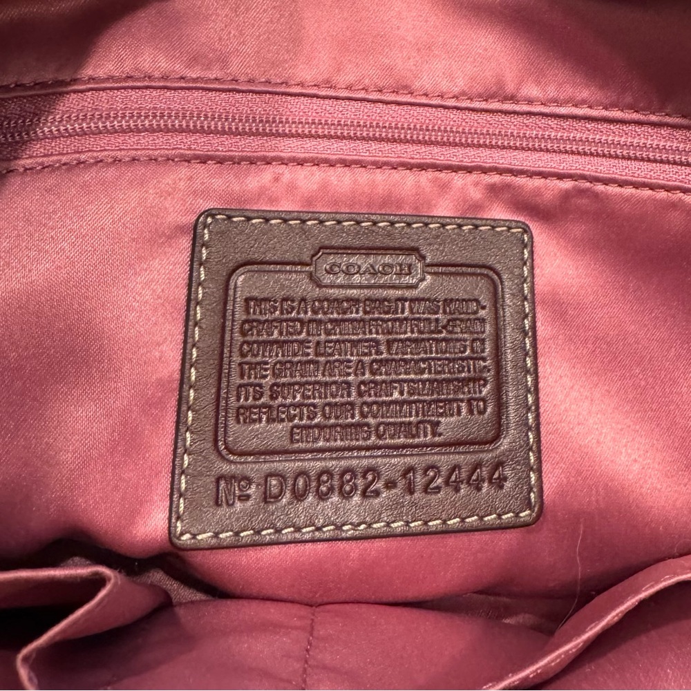 Coach Hamilton Satchel in Brown Leather - Picture 7 of 8